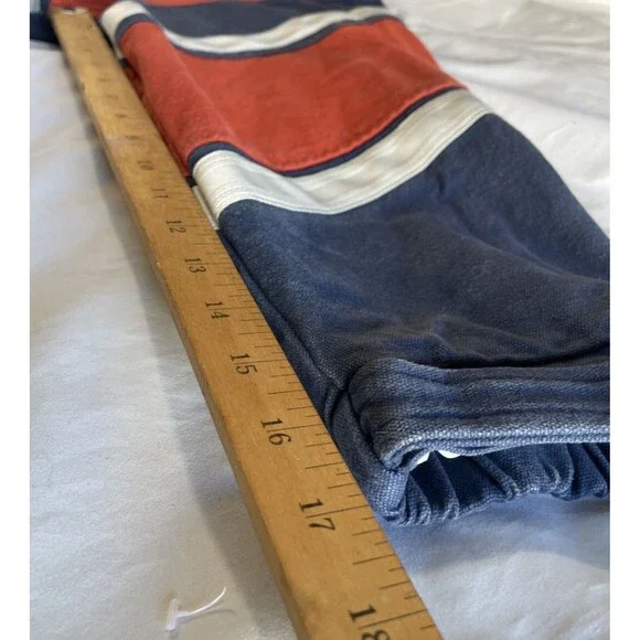 Sanweiyu Colorblock Racing Style Jacket XL Red Navy White Streetwear